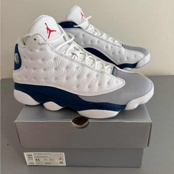 Jordan Air 13 Retro in White, Blue, and Red
